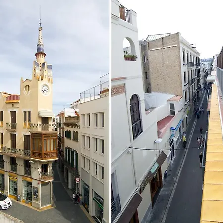 Atico San Francisco Con Terraza En Pleno Centro De - Pet Friendly By Globalsitges Sitges